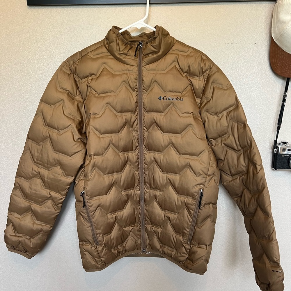 Columbia Omni-Heat Tan Puffer Jacket